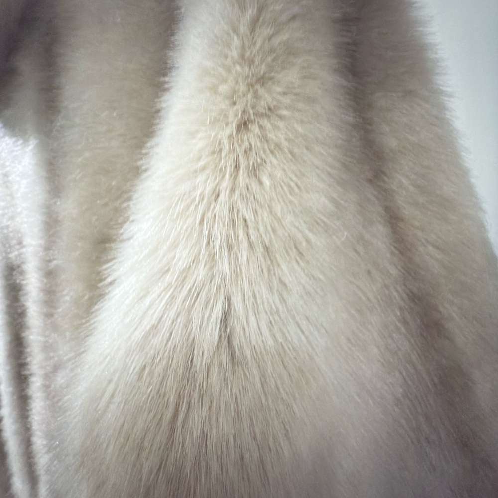 Women's Cream Teddy Jacket - Picture 7 of 14